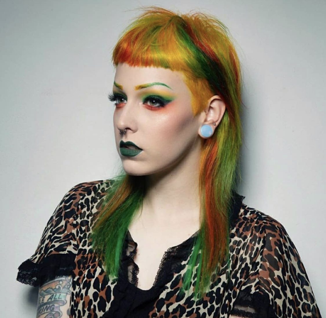 hair by sarah keene beauty boss salon image ten of rainbow colorful perfect hair
