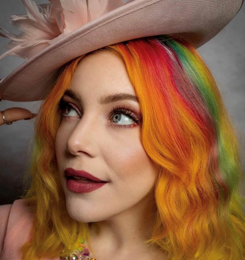 rainbow hair one image